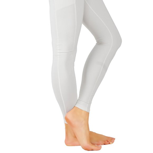 Yoga leggings with pockets and mesh - Picture 2 of 3